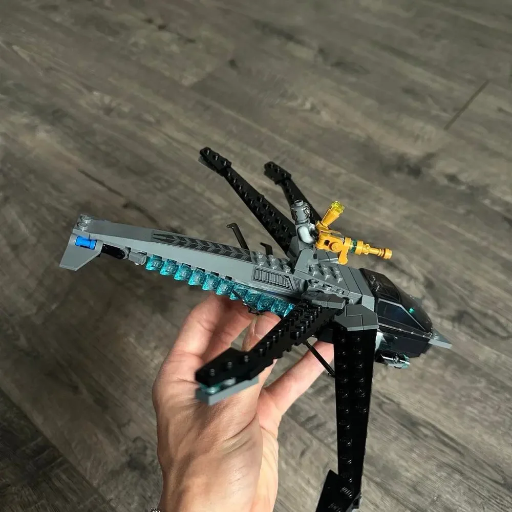 Retired Marvel LEGO Black Panther Dragon Flyer 76186 - Incomplete